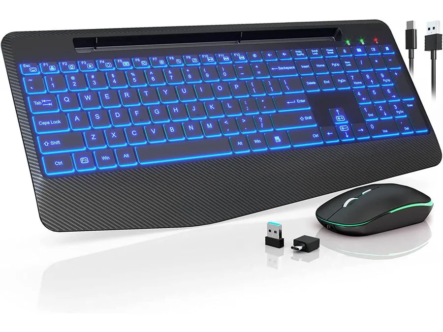 Clavier & Souris RBG Carbon