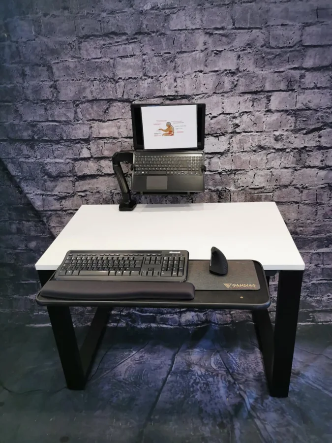 Vue 3 de Station Ergonomique 24x48 ( Accessoires Non inclue)*