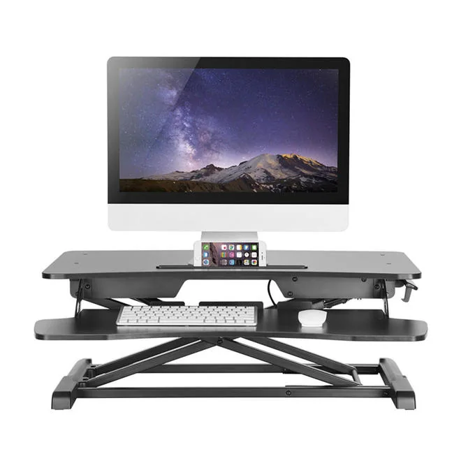 Vue 2 de Élévateur de bureau assis-debout Ergo à hauteur réglable ADR
