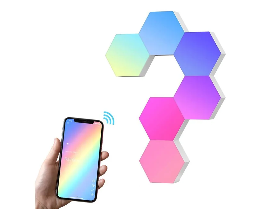 Hexagone LED RGB