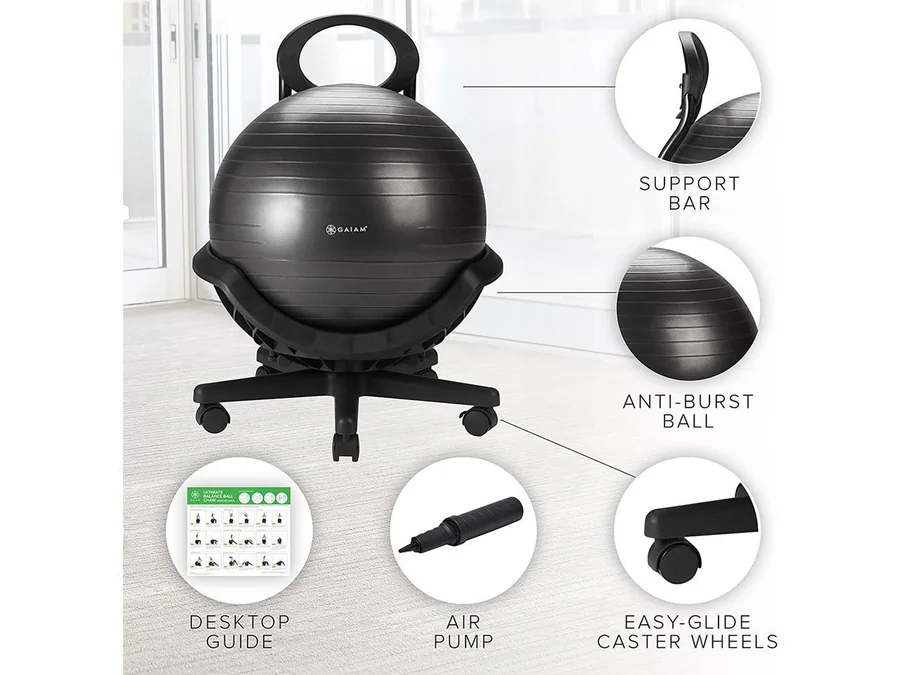 Vue 2 de Fauteuil Ball-Balance Pro
