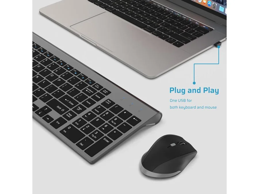 Vue 4 de Ensemble clavier souris Ergonomique